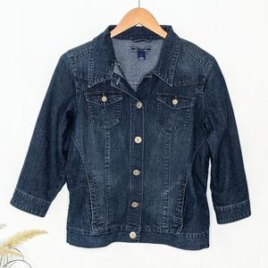 Bandolino Short Medium Wash Jean Jacket Med